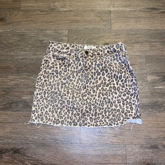 YMI jeans animal print skirt size 28 / 7 - Picture 2 of 5